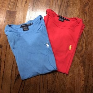 Ralph Lauren Red and Blue Tee